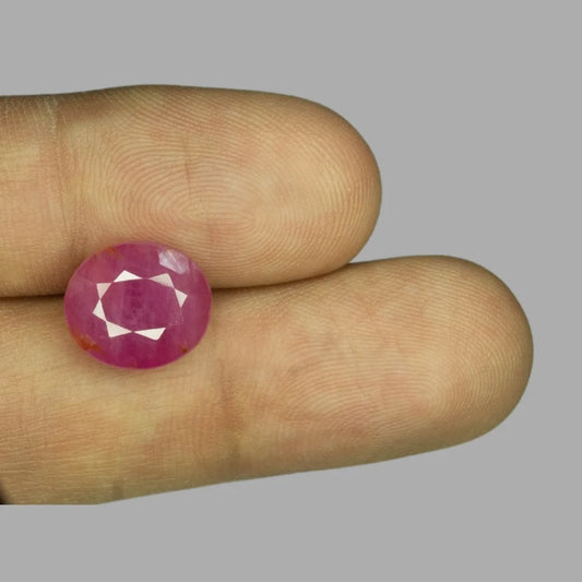 Natural Ruby Oval Mixed Cut - 7.31 Carats