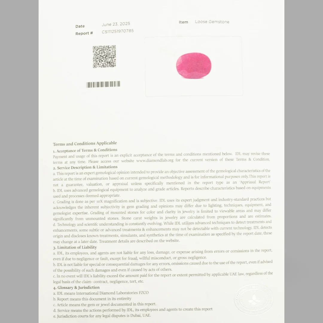 Natural Ruby Oval Mixed Cut - 8.72 Carats