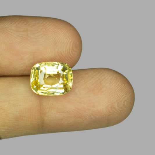 Natural Yellow Sapphire Cushion Mixed Cut - 6.76 Carats