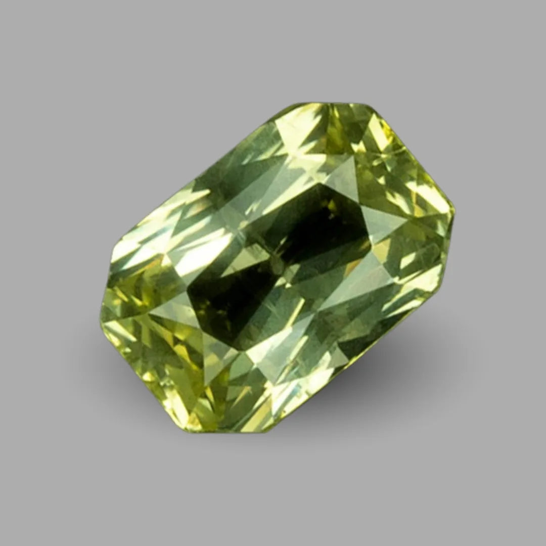 Natural Yellow Sapphire Octagonal Mixed Cut - 5.57 Carats