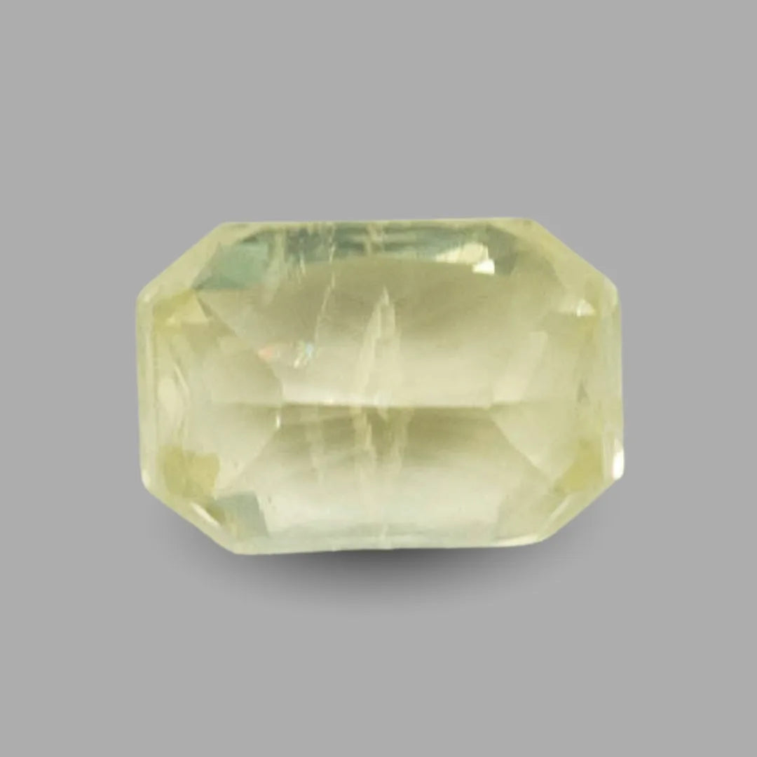 Natural Yellow Sapphire Octagonal Mixed Cut - 5.57 Carats