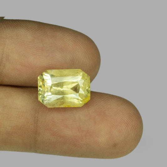 Natural Yellow Sapphire Octagonal Mixed Cut - 9.26 Carats