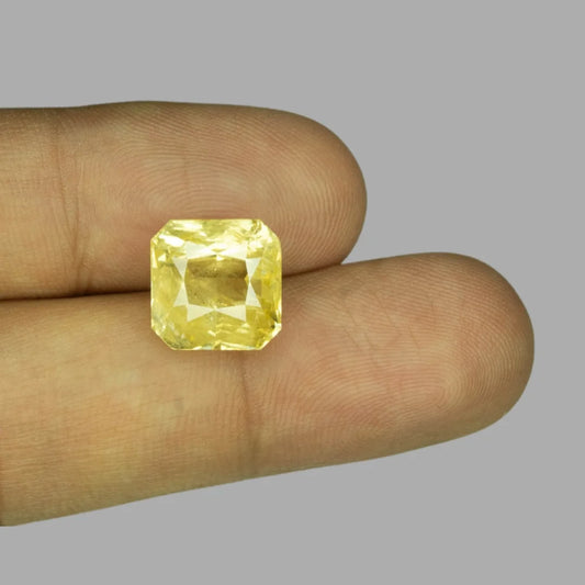 Natural Yellow Sapphire Octagonal Mixed Cut - 9.72 Carats