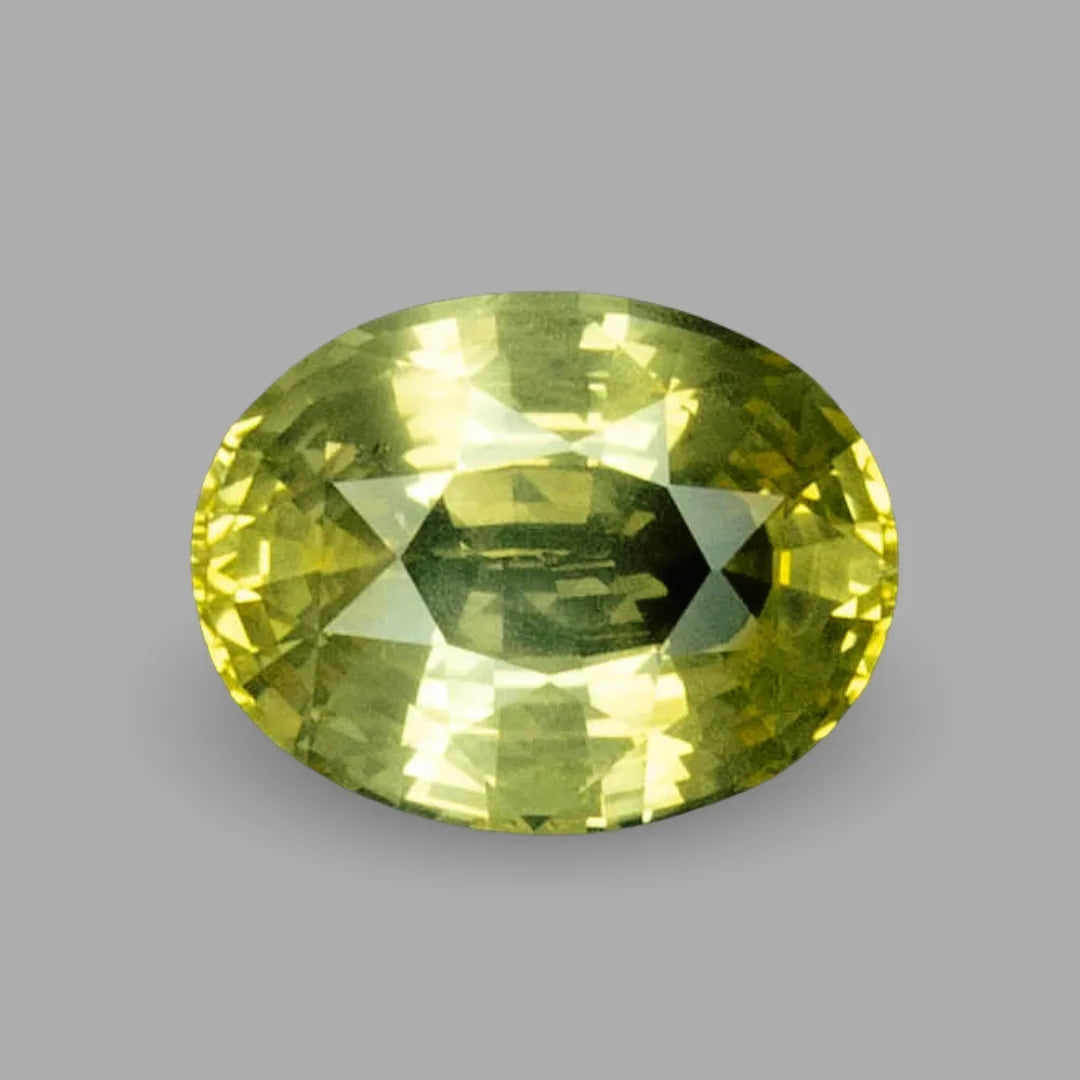 Natural Yellow Sapphire Oval Mixed Cut - 10.25 Carats
