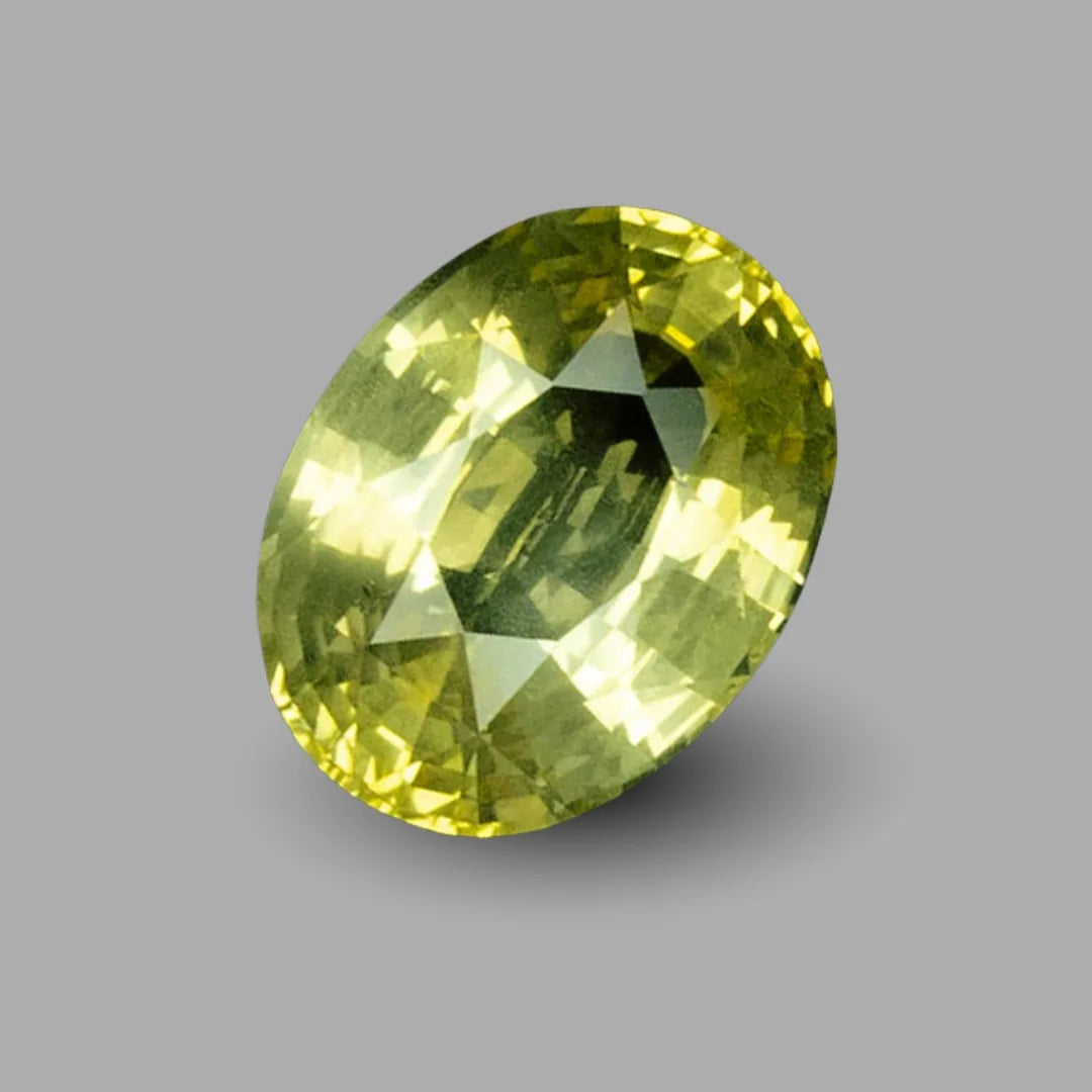 Natural Yellow Sapphire Oval Mixed Cut - 10.25 Carats