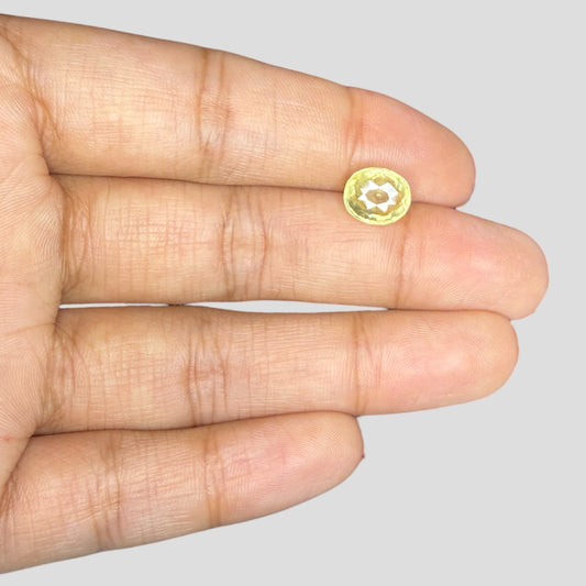 Natural Yellow Sapphire Oval Mixed Cut - 4.06 Carats