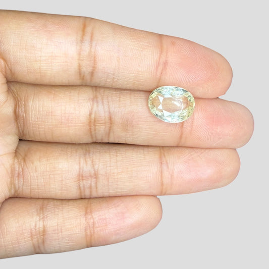 Natural Yellow Sapphire Oval Mixed Cut - 5.55 Carats
