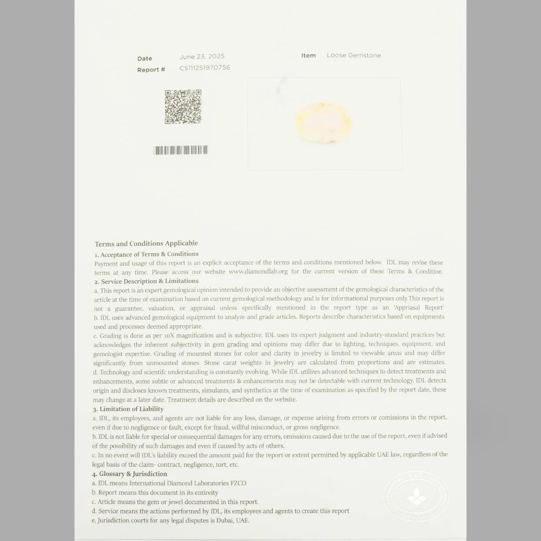 Natural Yellow Sapphire Oval Mixed Cut - 7.96 Carats