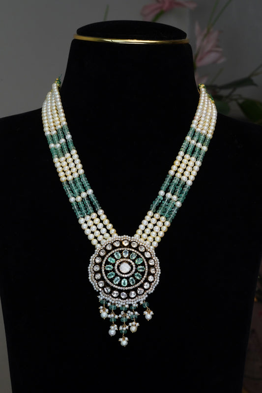 18K Pearl Dori Opaline Aura Choker