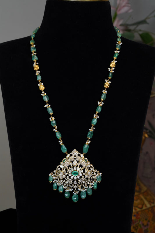 18K Pearl & Emerald Timeless Reverie Pendant