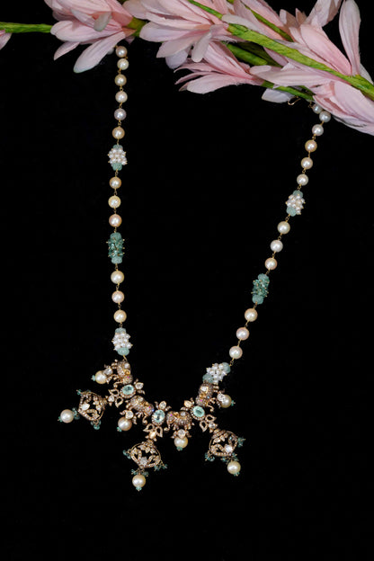 18K Pearl & Ruby Ivory Radiance Pendant