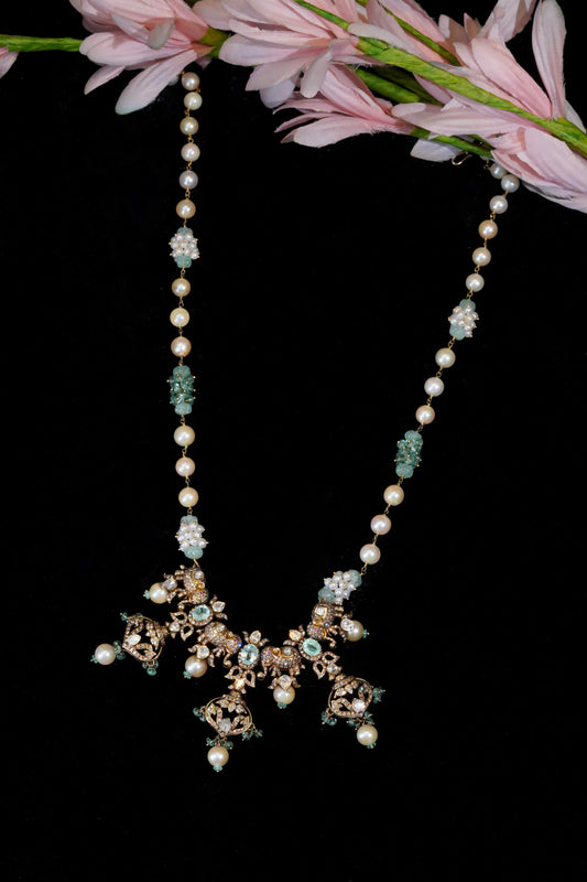 18K Pearl & Ruby Ivory Radiance Pendant