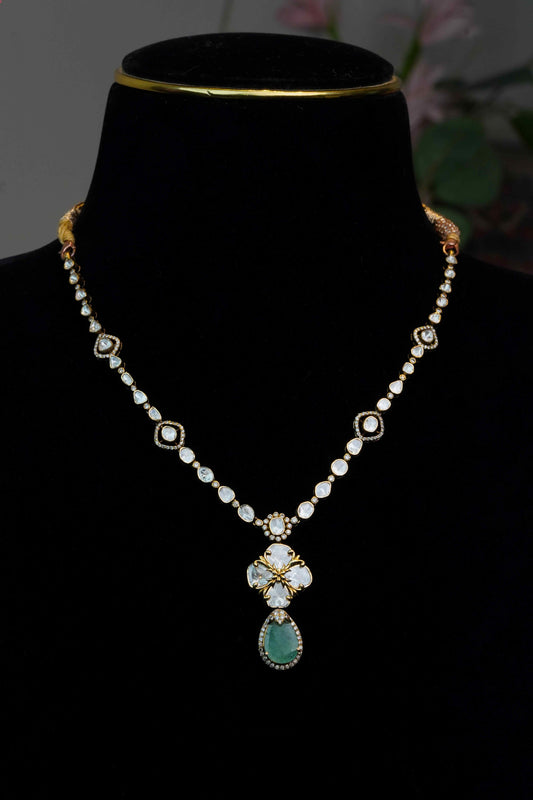 18K Ruby Crimson Crest Pendant