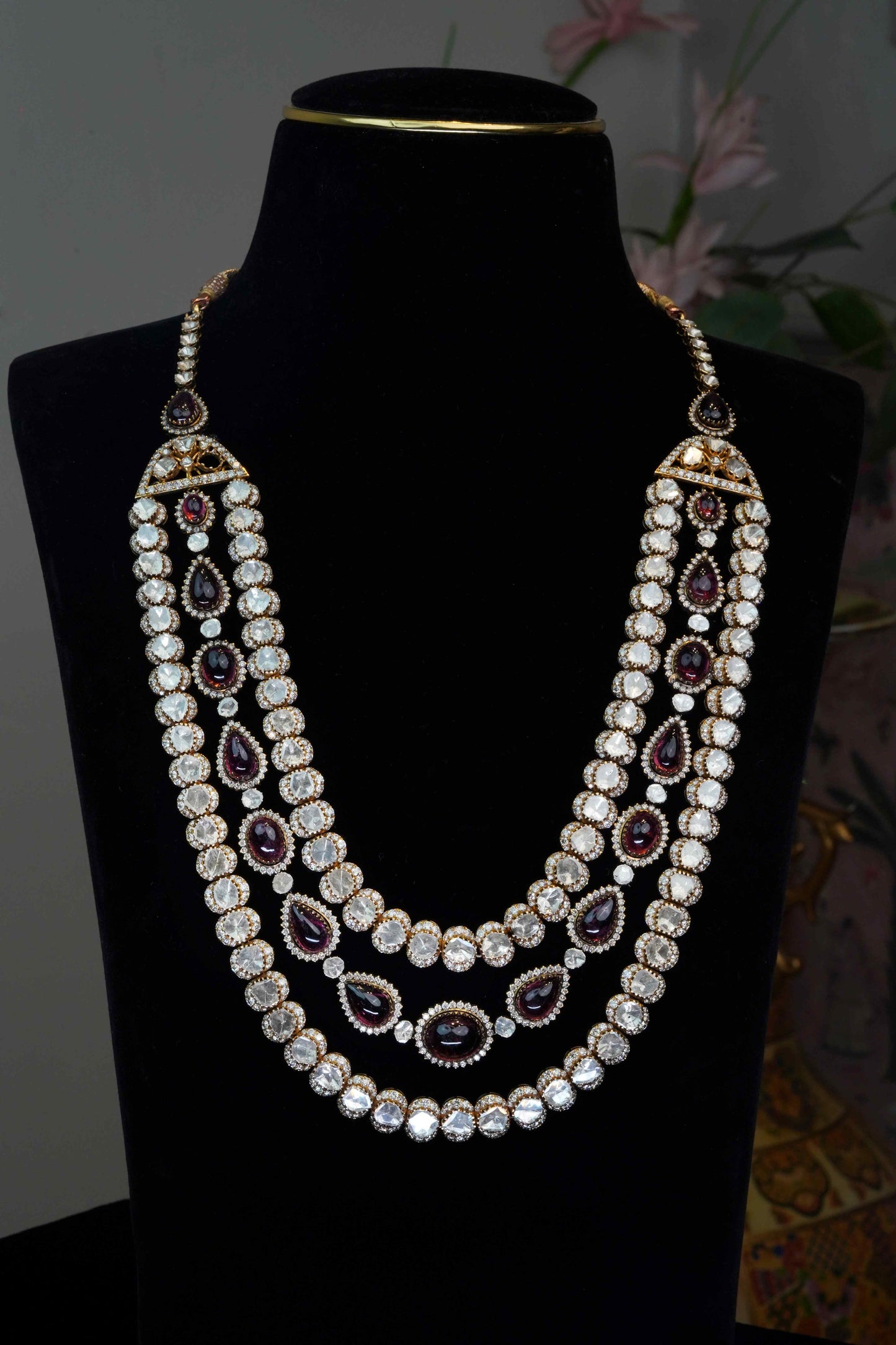 18K Tourmaline Prism Royale Necklace