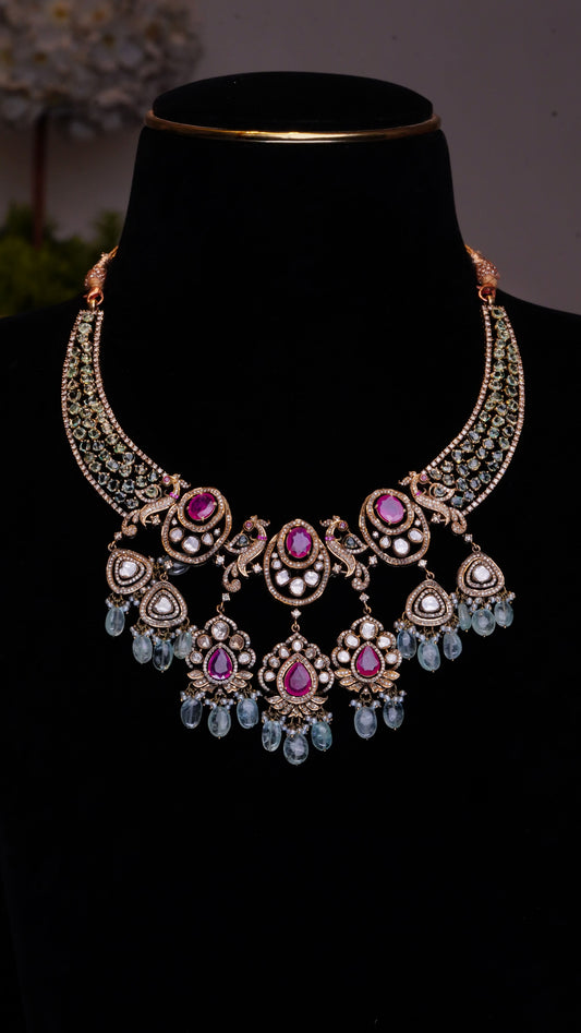 18K Pearl & Ruby Royal Grace Necklace
