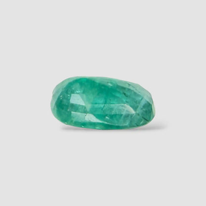 Authentic Emerald Gemstone In Oval Mixed Cut Shape 4.82 Carats 12.90x8.52x6.08mm Size