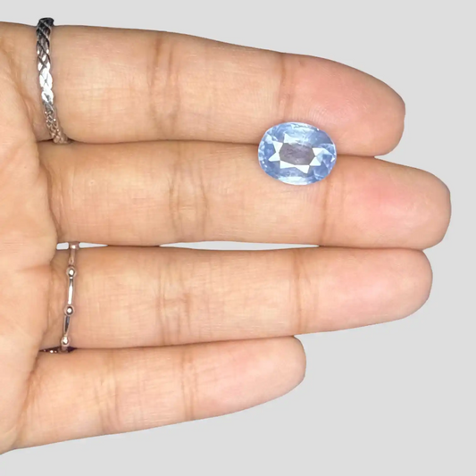 Buy Authentic Blue Sapphire In Oval Mixed Cut 5.93 Carats 12.12x9.60x5.62mm Size