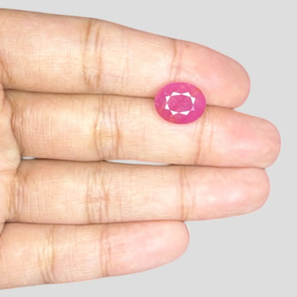 Buy Authentic Natural Ruby - Oval 5.15 Carats 11.78x9.63x4.85mm Size