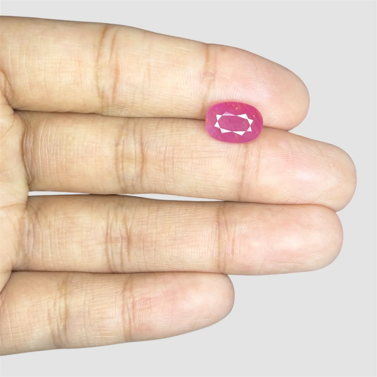 Buy Genuine Natural Ruby - Oval 3.02 Carats 10.64x7.73x4.12mm Size