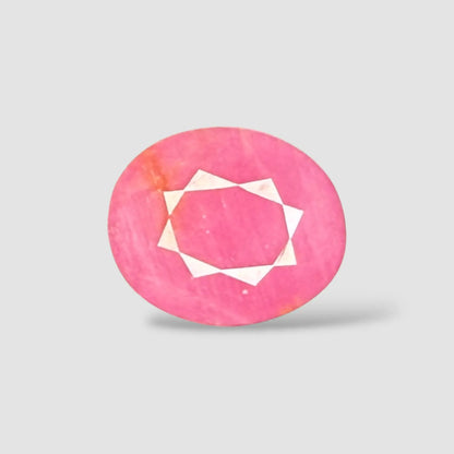 Buy Loose Ruby Gemstone - Oval 5.06 Carats 12.30x10.25x4.27mm Size