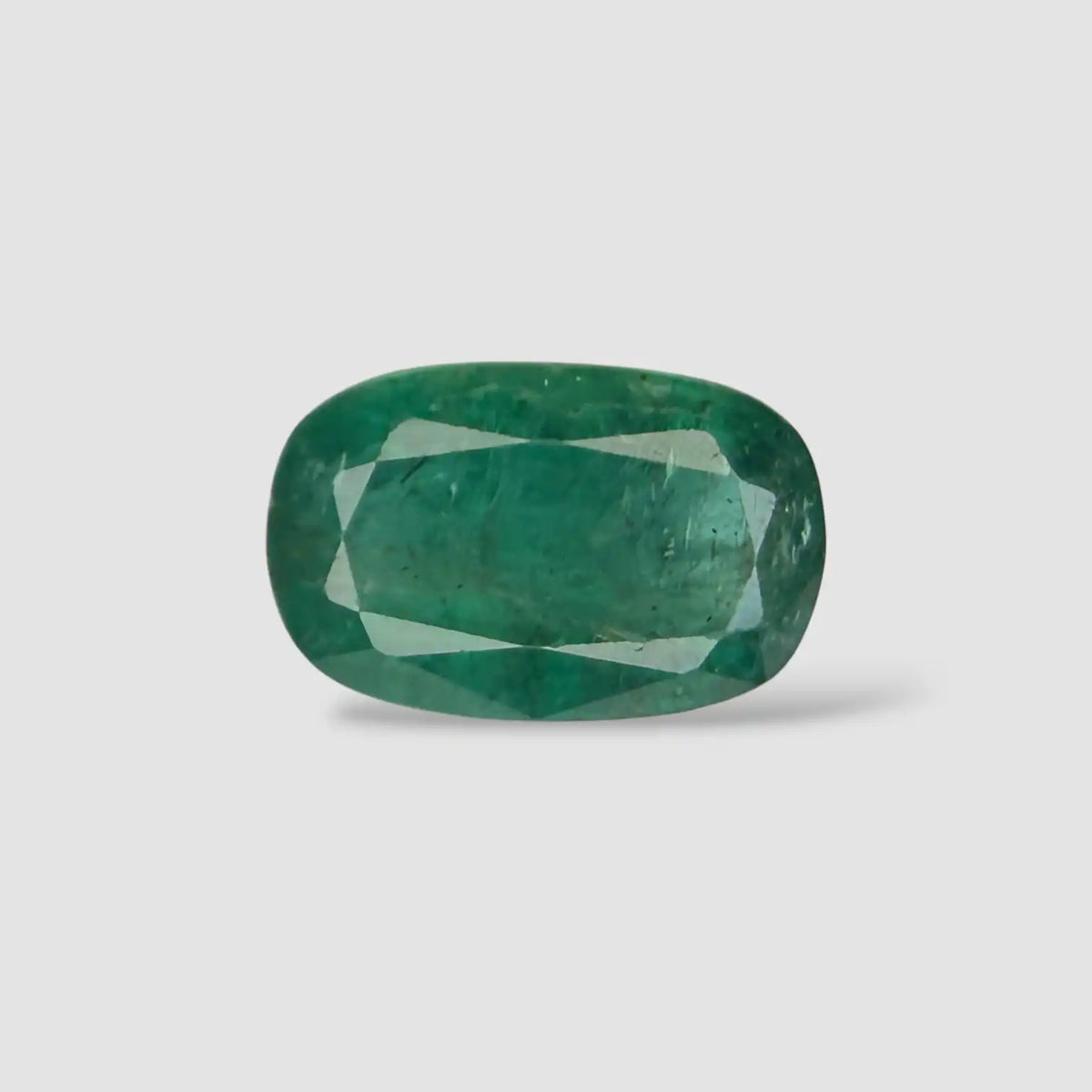 Buy Natural Emerald Gemstone In Cushion Mixed Cut Shape 4.46 Carats 12.76x8.29x5.92mm Size