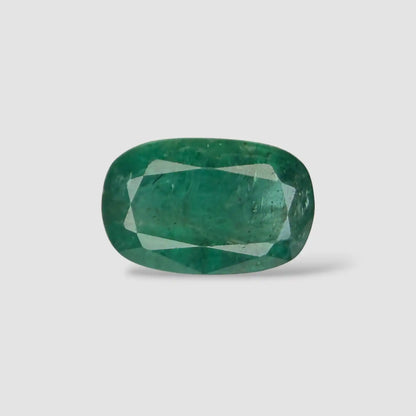 Buy Natural Emerald Gemstone In Cushion Mixed Cut Shape 4.46 Carats 12.76x8.29x5.92mm Size