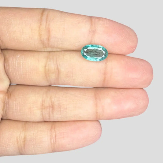 Buy Natural Emerald Gemstone In Oval Mixed Cut Shape 2.19 Carats 10.76x6.61x4.22mm Size