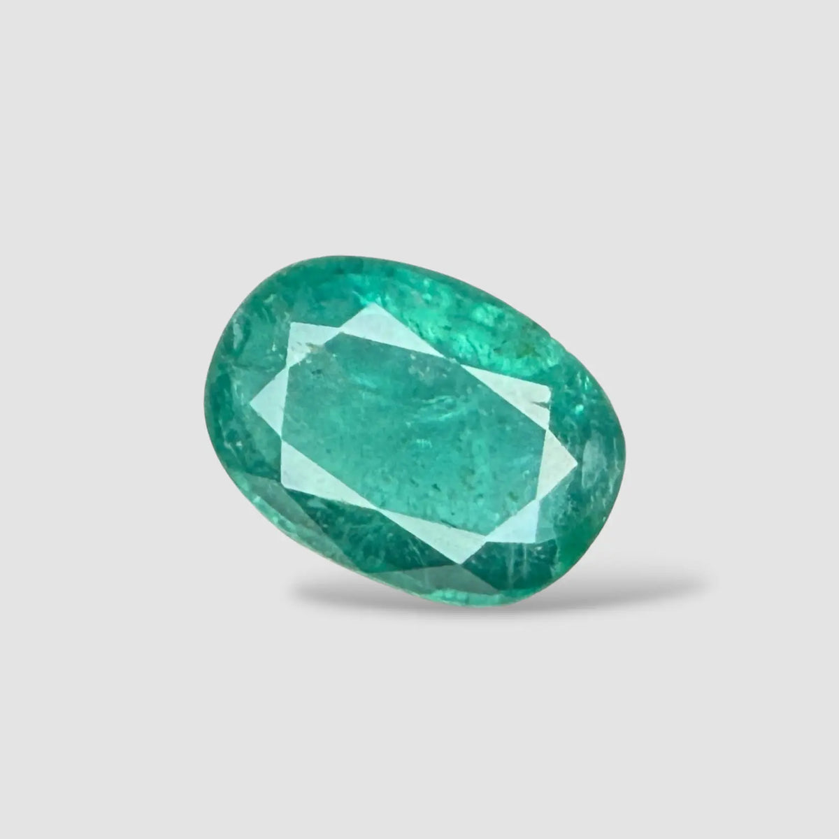 Buy Natural Emerald Gemstone In Oval Mixed Cut Shape 3.44 Carats 11.93x8.57x4.89mm Size