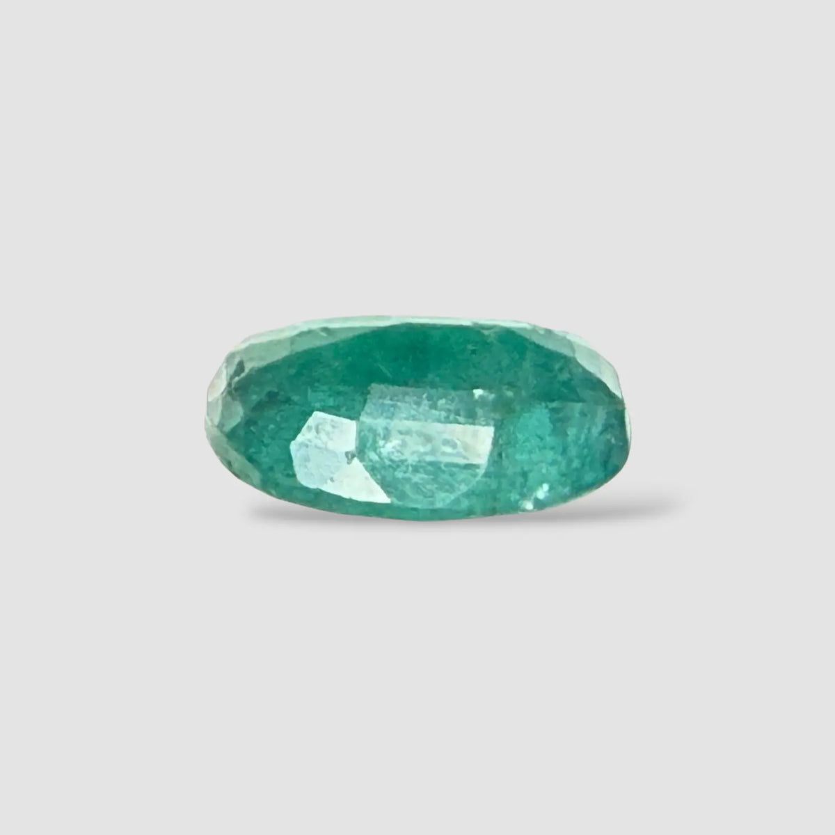 Buy Natural Emerald Gemstone In Oval Mixed Cut Shape 3.44 Carats 11.93x8.57x4.89mm Size