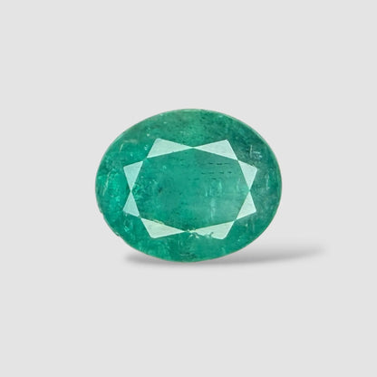 Buy Natural Emerald Gemstone In Oval Mixed Cut Shape 3.74 Carats 11.23x9.23x6.27mm Size