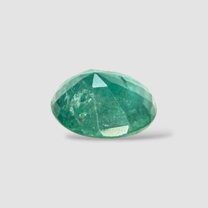Buy Natural Emerald Gemstone In Oval Mixed Cut Shape 3.74 Carats 11.23x9.23x6.27mm Size