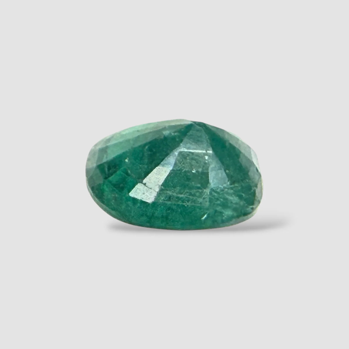 Buy Natural Emerald Gemstone In Oval Mixed Cut Shape 5.5 Carats 12.58x9.69x6.99mm Size