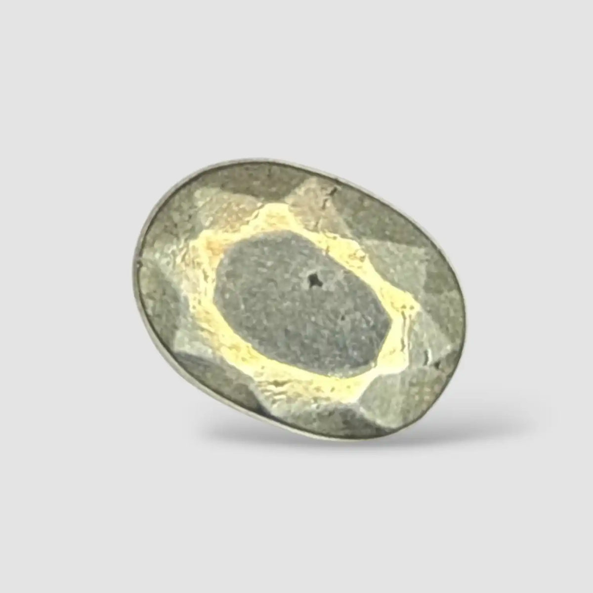 Buy Natural Pyrite Gemstone In Oval Shape 9.05 Carats