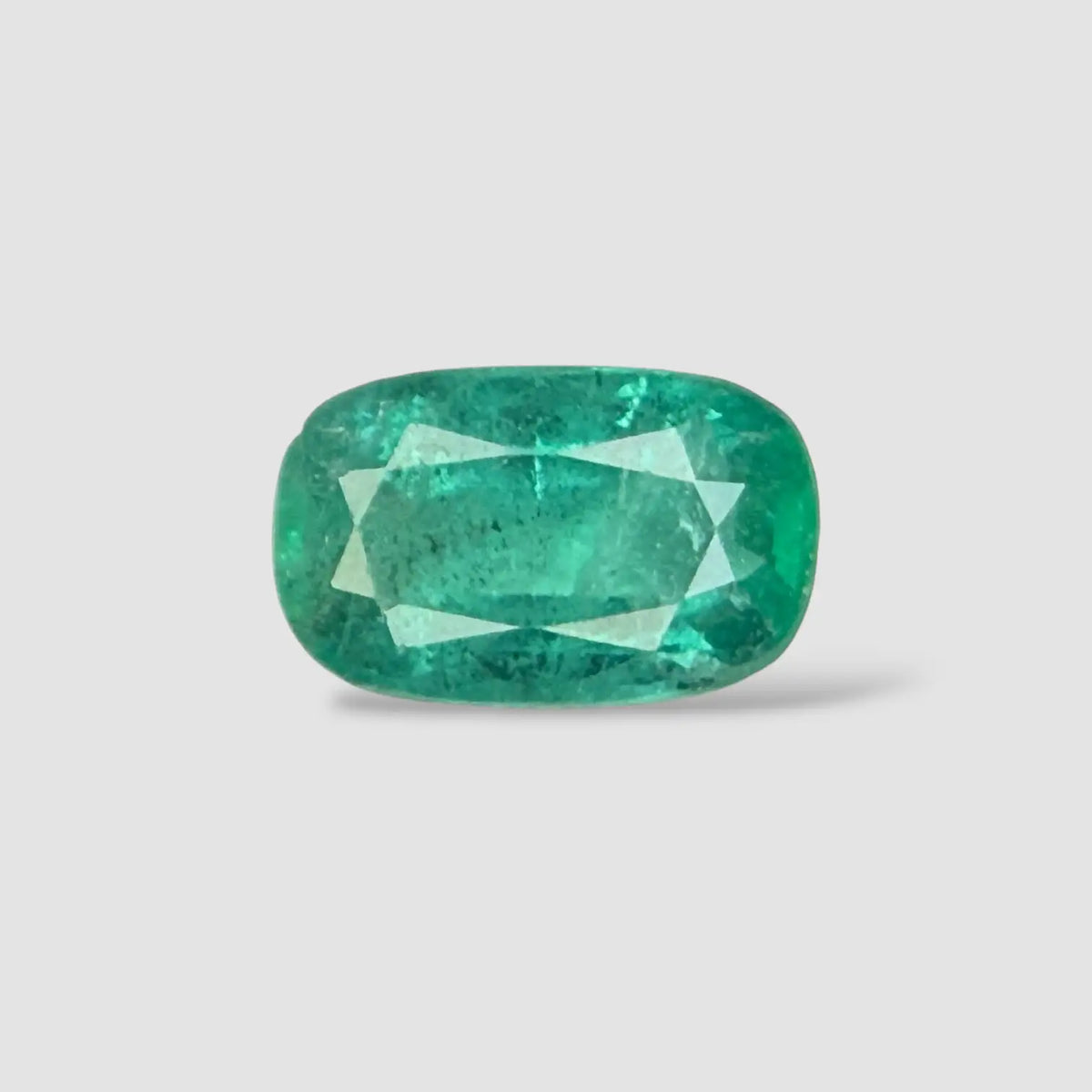 Buy Real Emerald Stone In Cushion Mixed Cut Shape 2.84 Carats 11.76x7.36x4.87mm Size