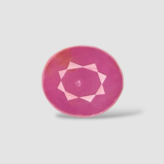 Buy Real Ruby Gemstone - Oval 2.76 Carats 8.57x7.56x4.34mm Size