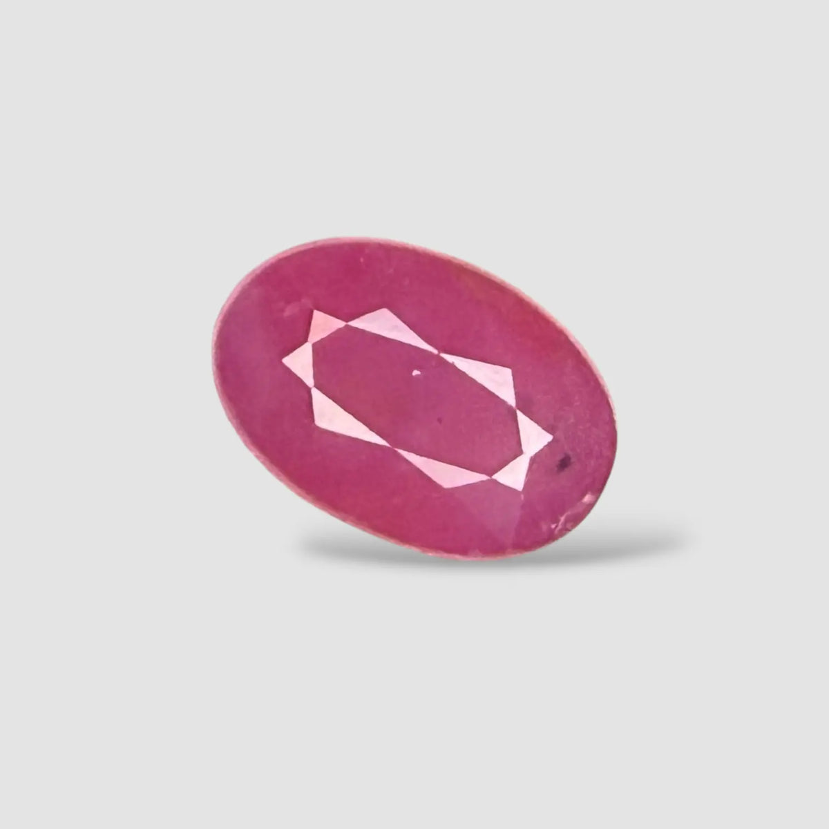 Certified Natural Ruby Stone - Oval 2.82 Carats 10.19x6.92x4.07mm Size