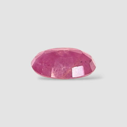 Certified Natural Ruby Stone - Oval 2.82 Carats 10.19x6.92x4.07mm Size