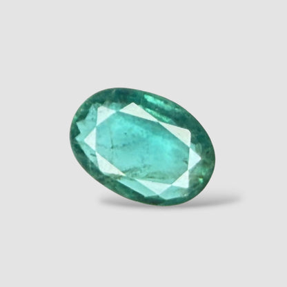 Fine Quality Emerald Gemstone In Oval Mixed Cut Shape 3.07 Carats 12.18x8.77x4.33mm Size