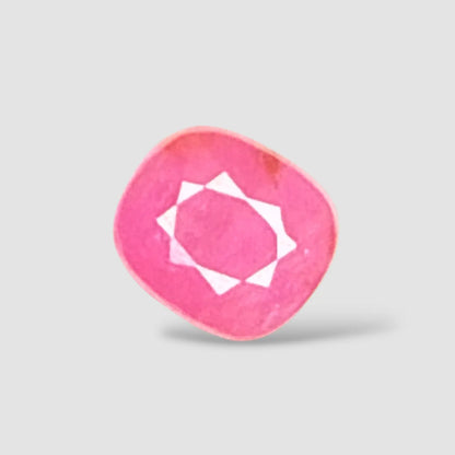 Fine Quality Ruby Gemstone - Cushion 2.56 Carats 7.96x7.03x4.77mm Size