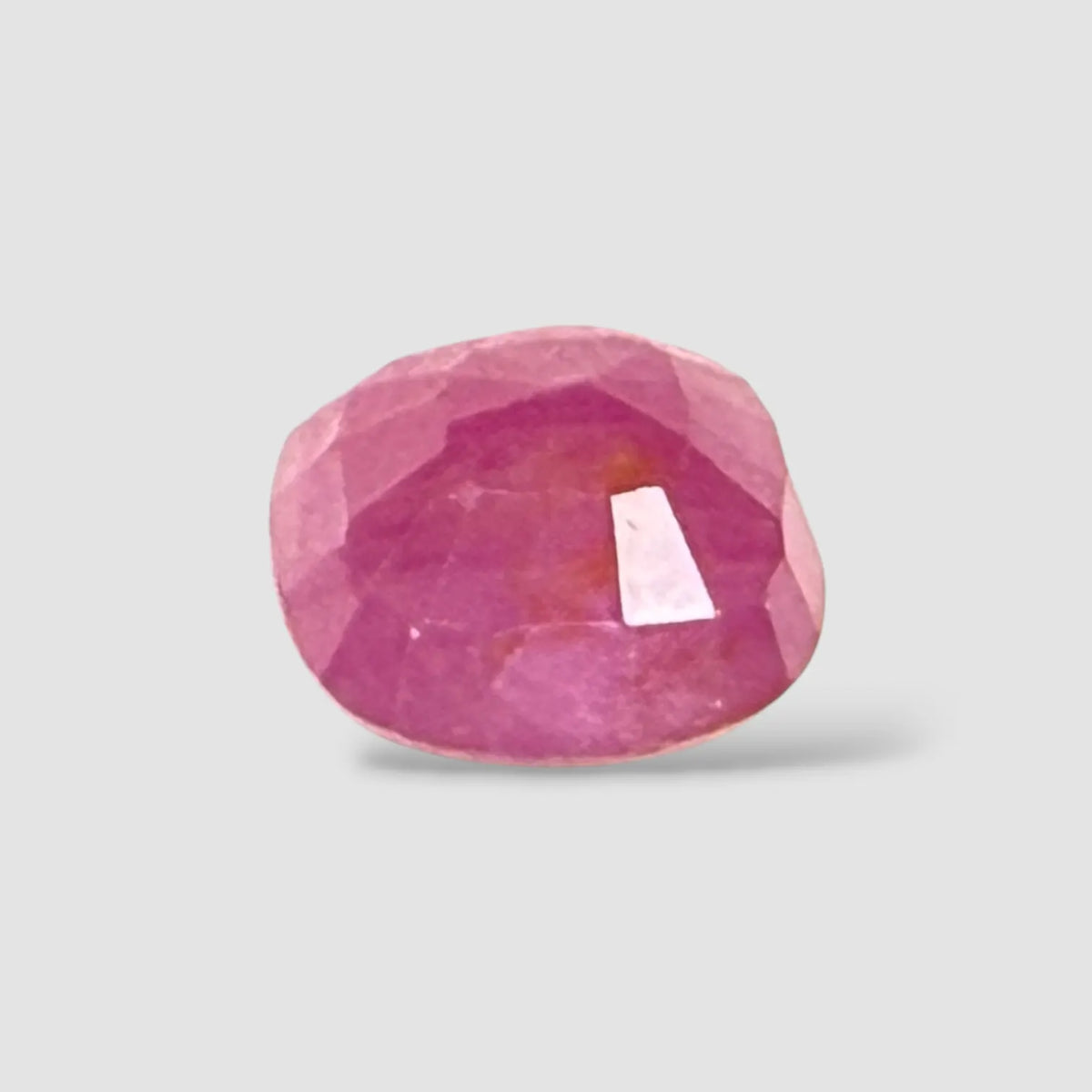 Genuine Burma Ruby Stone - Cushion 2.93 Carats 7.87x7.68x4.86mm Size