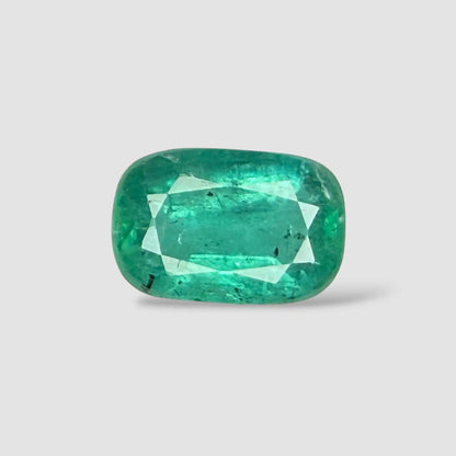 Genuine Emerald Stone In Cushion Mixed Cut Shape 2.91 Carats 11.21x7.45x4.91mm Size
