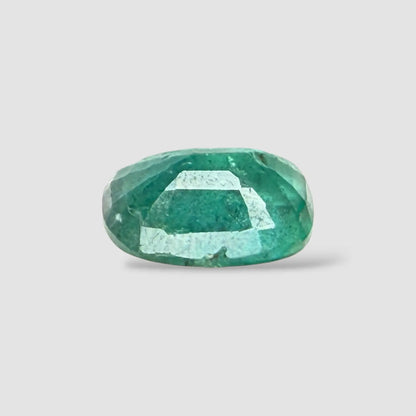 Genuine Natural Emerald Stone In Cushion Mixed Cut Shape 3.13 Carats 11.26x7.49x5.32mm Size