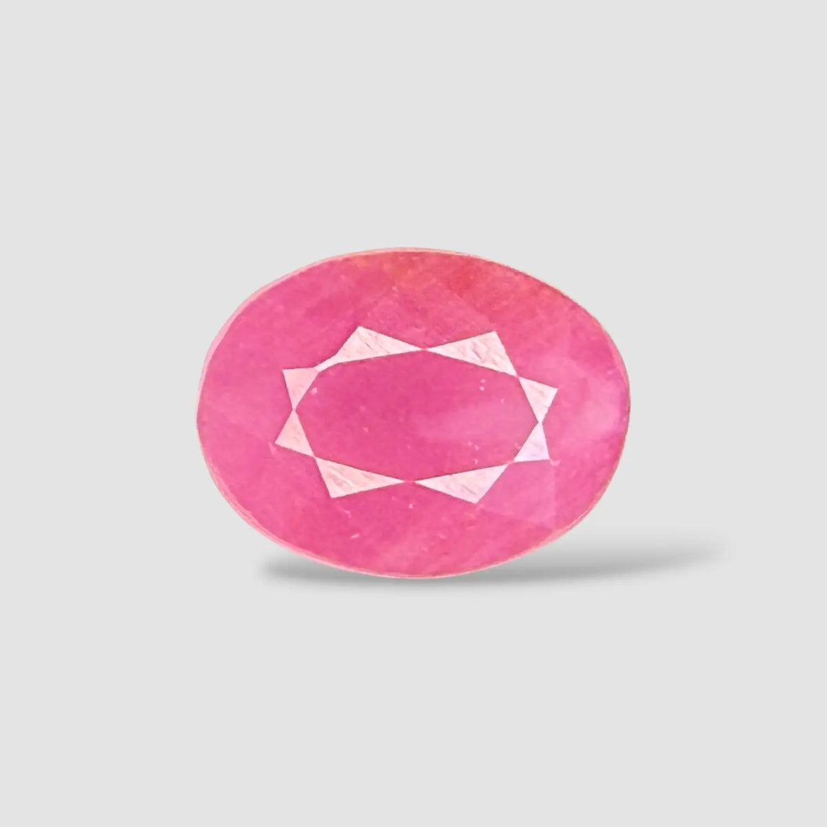 Genuine Ruby Gemstone Online - Oval 5.76 Carats 11.94x9.13x5.51mm Size