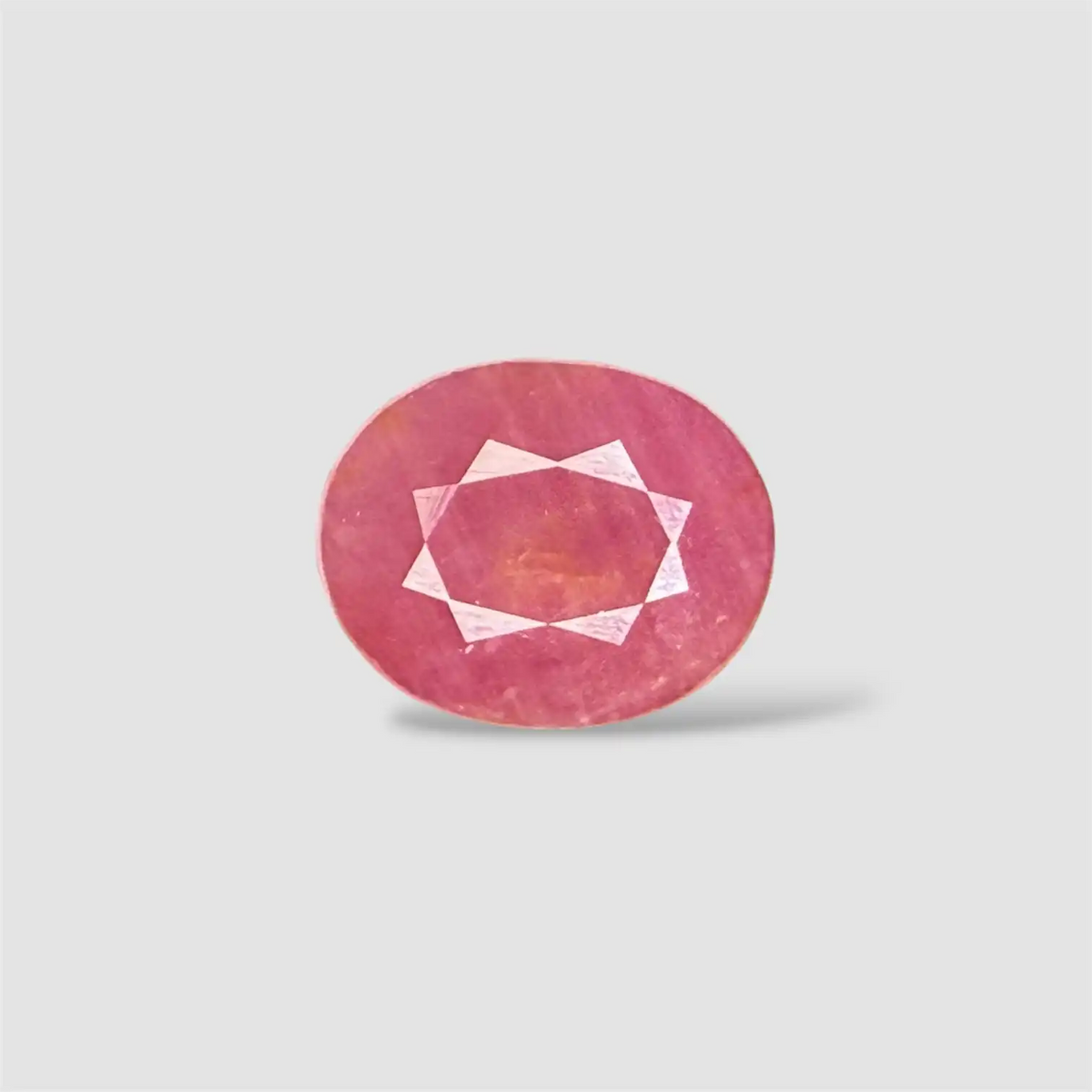 Genuine Ruby Gemstone Online - Oval 8.32 Carats 12.75x10.36x6.68mm Size