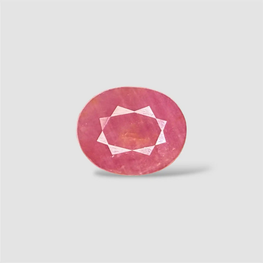 Genuine Ruby Gemstone Online - Oval 8.32 Carats 12.75x10.36x6.68mm Size