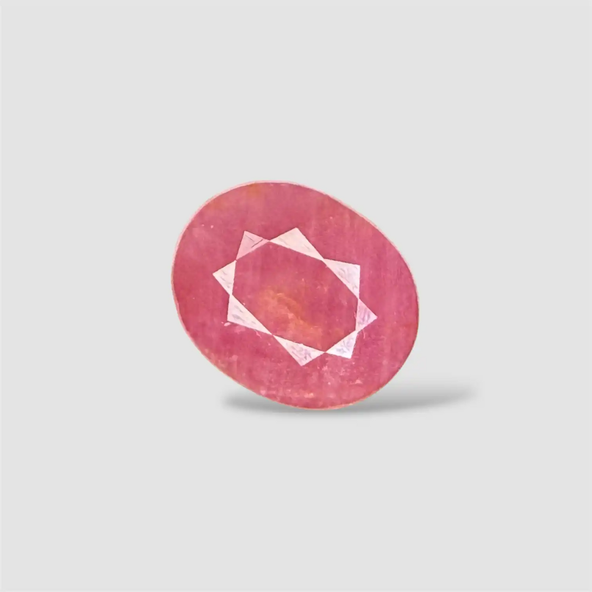 Genuine Ruby Gemstone Online - Oval 8.32 Carats 12.75x10.36x6.68mm Size