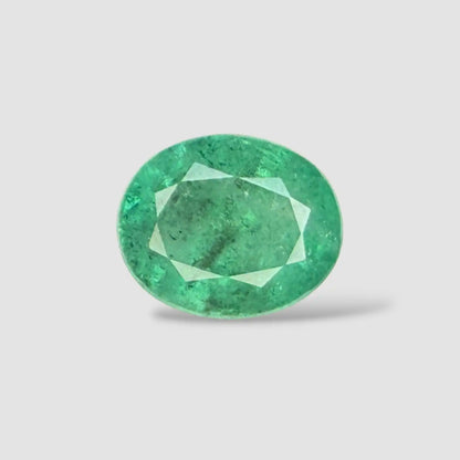 High Quality Natural Emerald In Oval Mixed Cut Shape 3.29 Carats 10.24x8.41x5.98mm Size