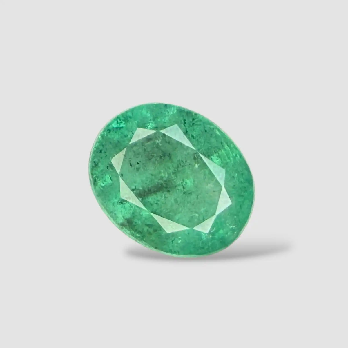 High Quality Natural Emerald In Oval Mixed Cut Shape 3.29 Carats 10.24x8.41x5.98mm Size