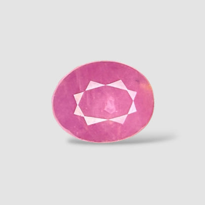 High Quality Natural Ruby - Oval 4.41 Carats 10.25x8.27x5.49mm Size