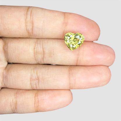 Natural Alexandrite Heart Mixed Cut - 4.14 Carats